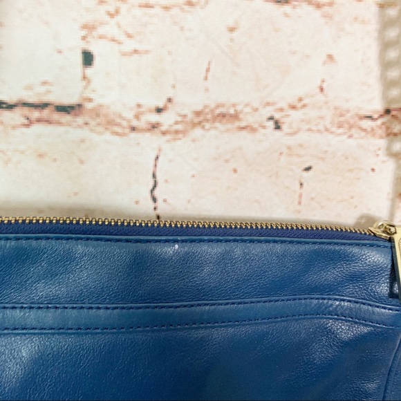 Rebecca Minkoff Mini Mac Blue Leather Crossbody - Picture 6 of 9